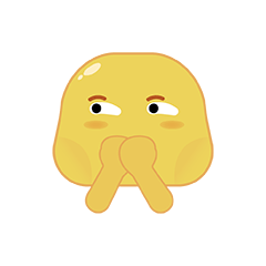 微信表情-捏捏小黄脸