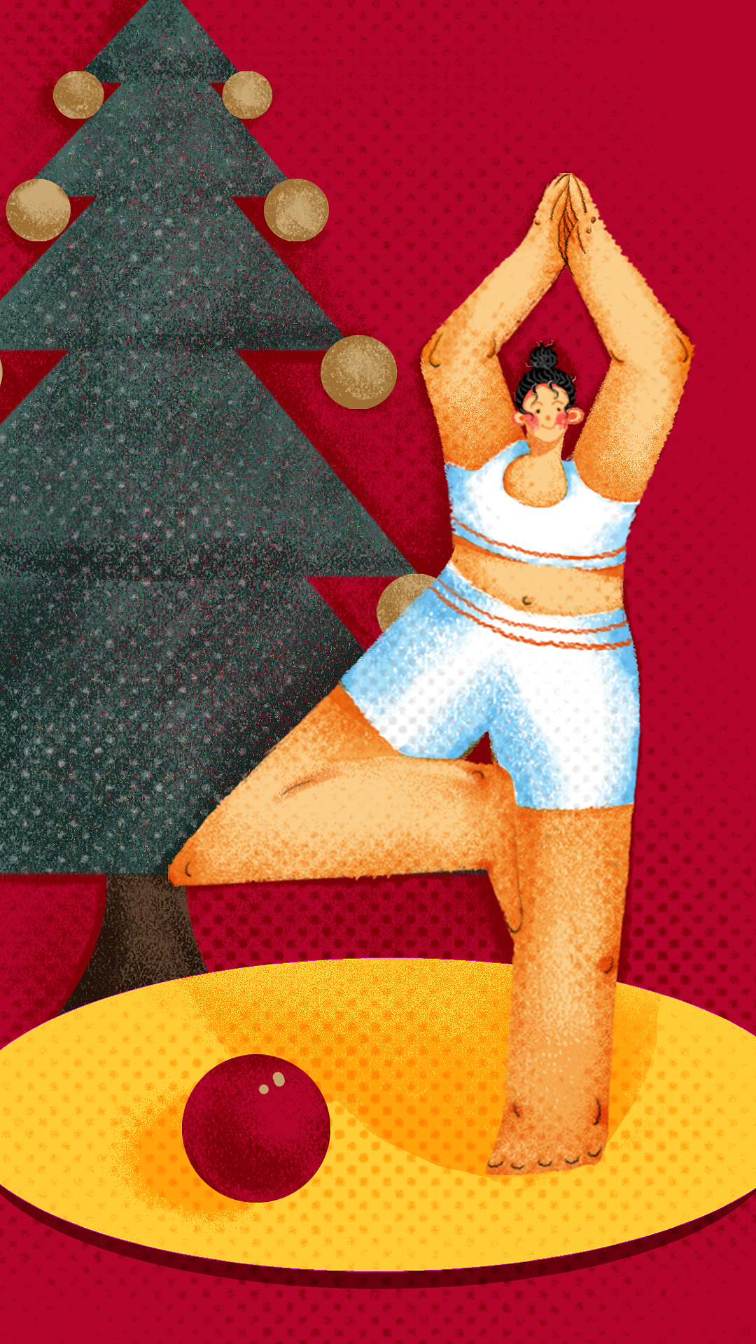 瑜伽（图ZMTk3ODY0MjQw） - 创作习作 - 站酷设计师AWM可可原创素材 - 站酷ZCOOL