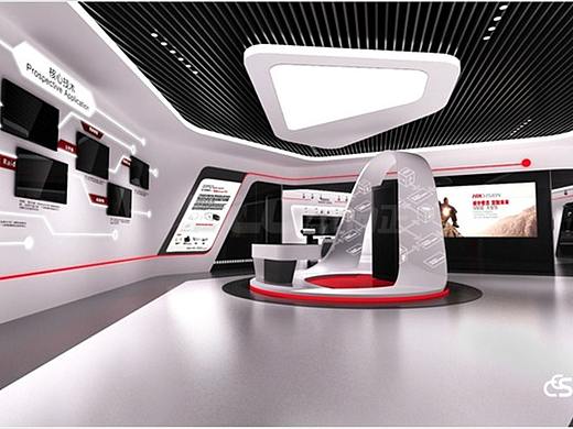 云智展展厅设计案例—海康威视企业展厅