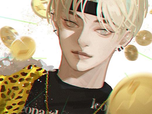 金钱豹拟人 | 祝大家金钱暴富！