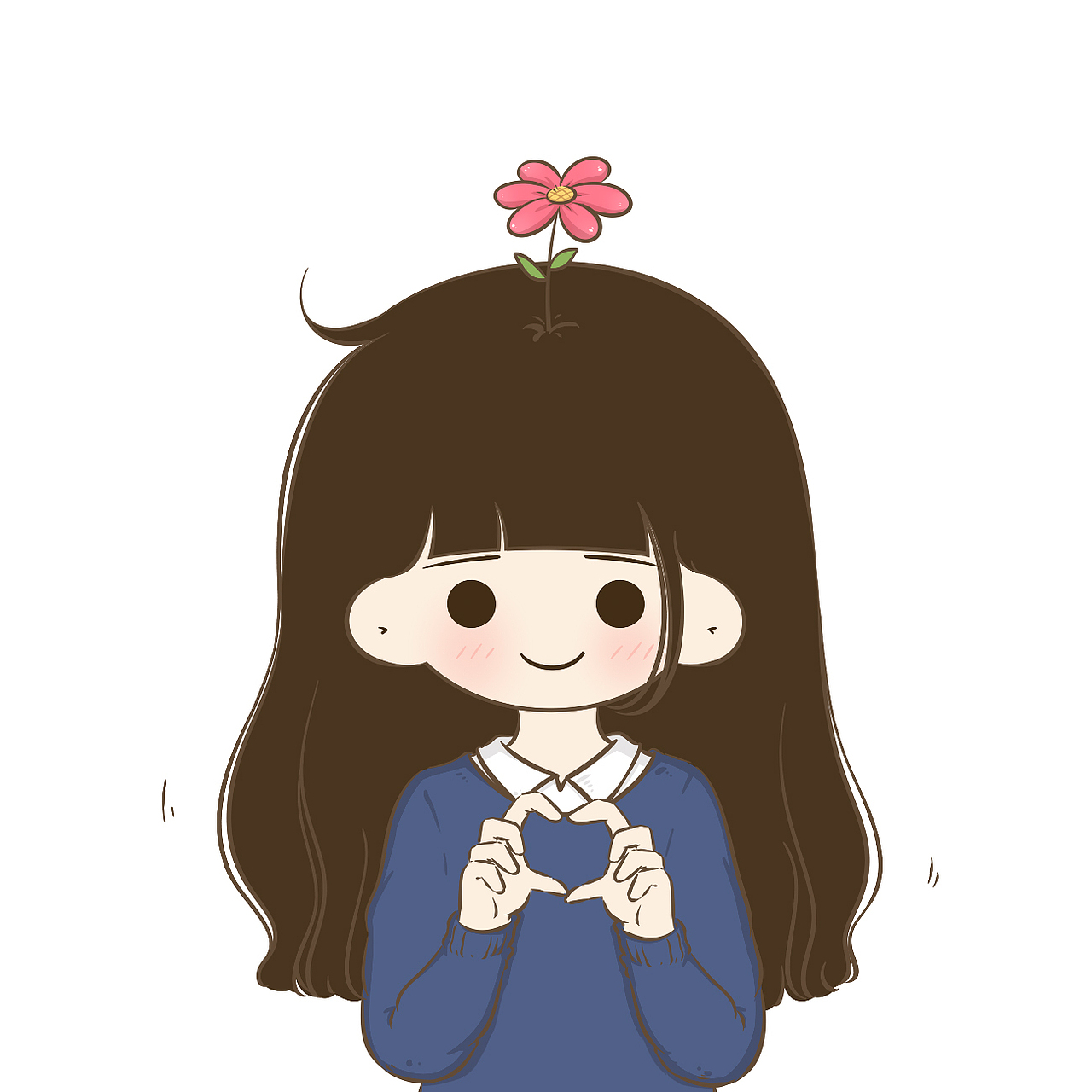 单人小头像一组|插画|新锐潮流插画|小希与阿树 - 原创作品 - 站酷