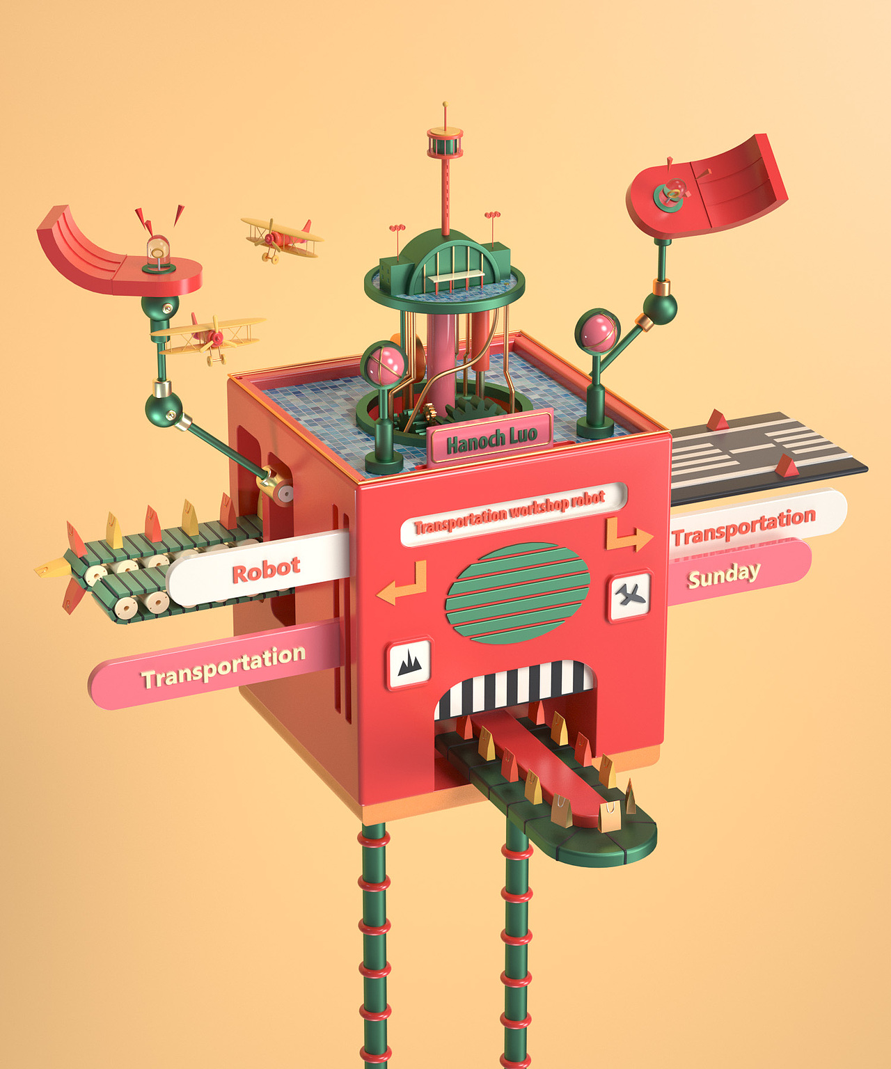 OC第三期学员作品——NiaoNiao的C4D课堂(下)