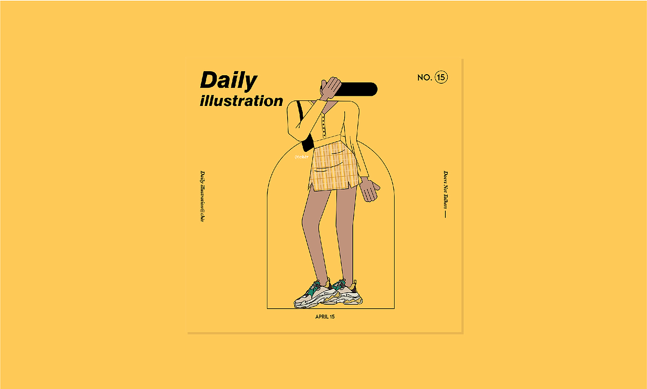 心血来潮人物插画 | 第二弹 | Daily Illustration（图ZMjE4NTg3MDM2） - 创作习作 - 站酷设计师Fairycher原创素材 - 站酷ZCOOL