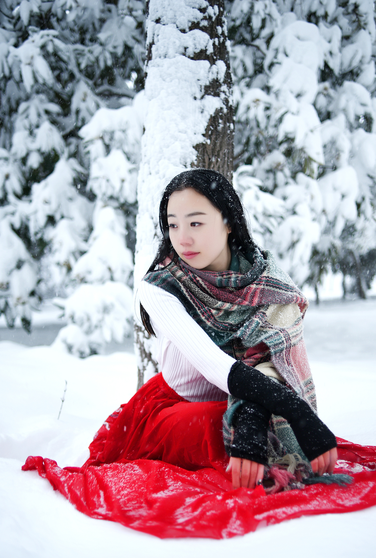 best小霞-雪景（图ZNjQyMTcwNzY=） - 人像摄影 - 站酷设计师best小霞原创素材 - 站酷ZCOOL