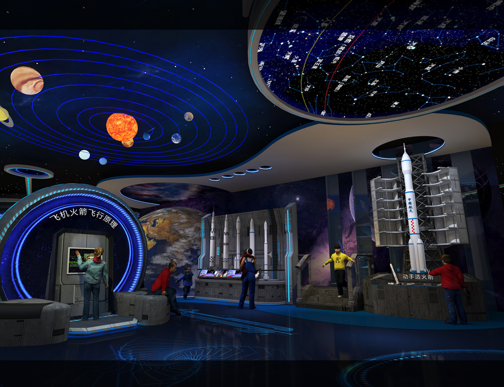 自己画的宇宙展区