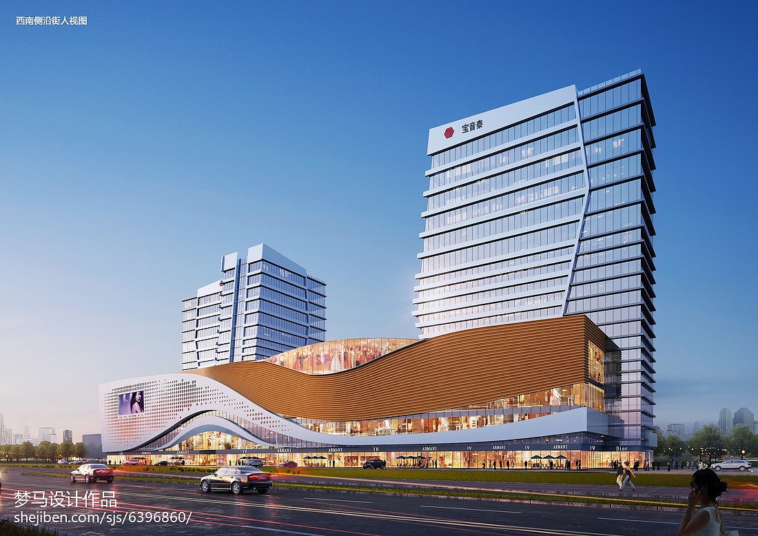 呼和浩特 宝音泰商业综合体|空间|商业空间设计|dhd梦马设计 - 原创