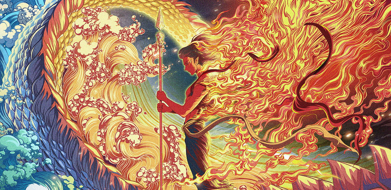 饭制海报哪吒魔童降世