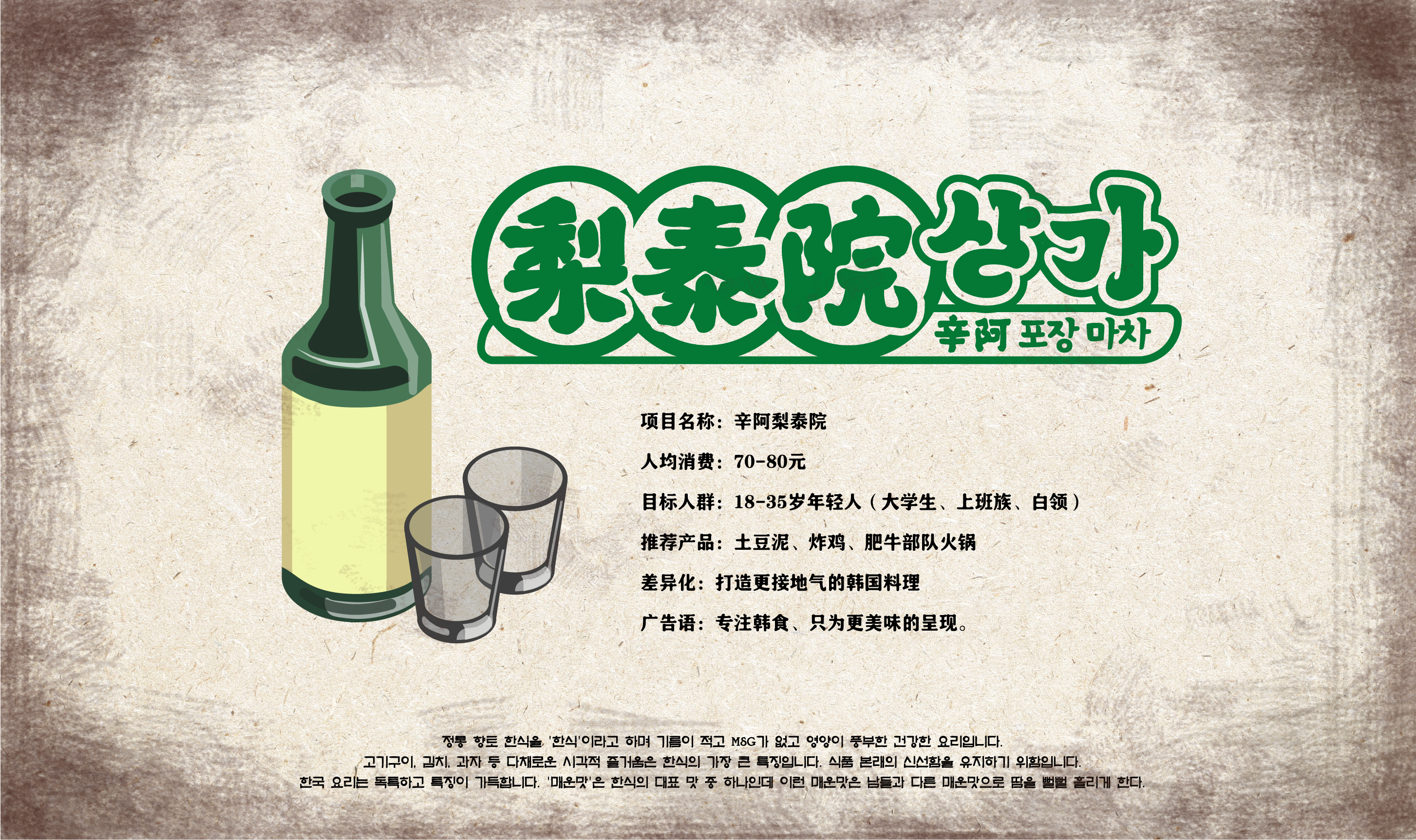 辛阿梨泰院韩国料理韩国烤肉品牌空间设计