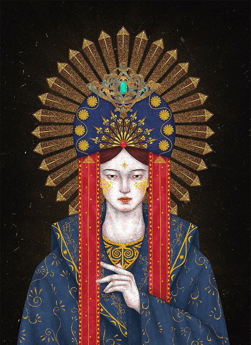 《白帝》系列插画