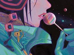 國內(nèi)主題插畫—流浪宇宙A