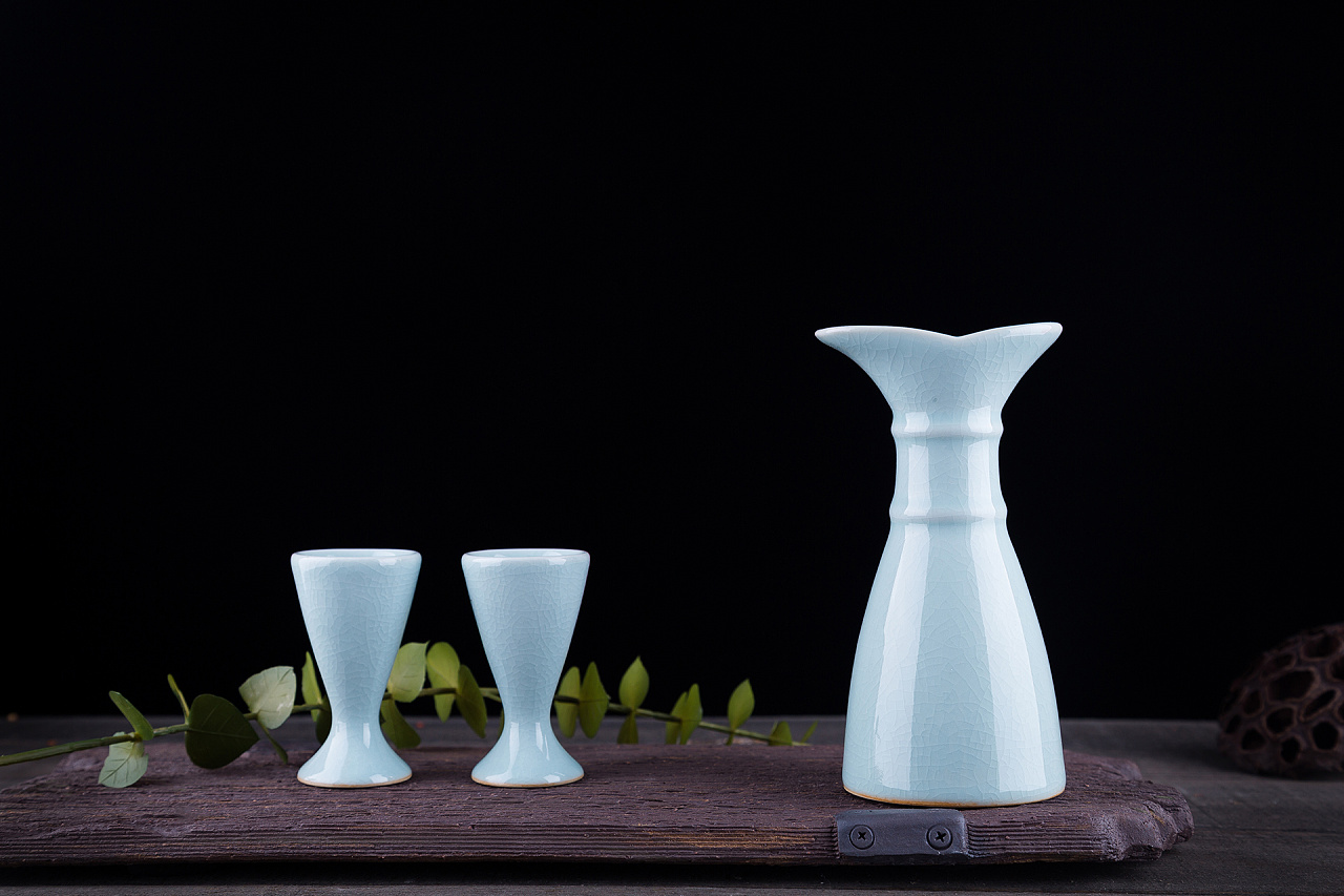 汝瓷酒杯拍摄 酒具拍摄