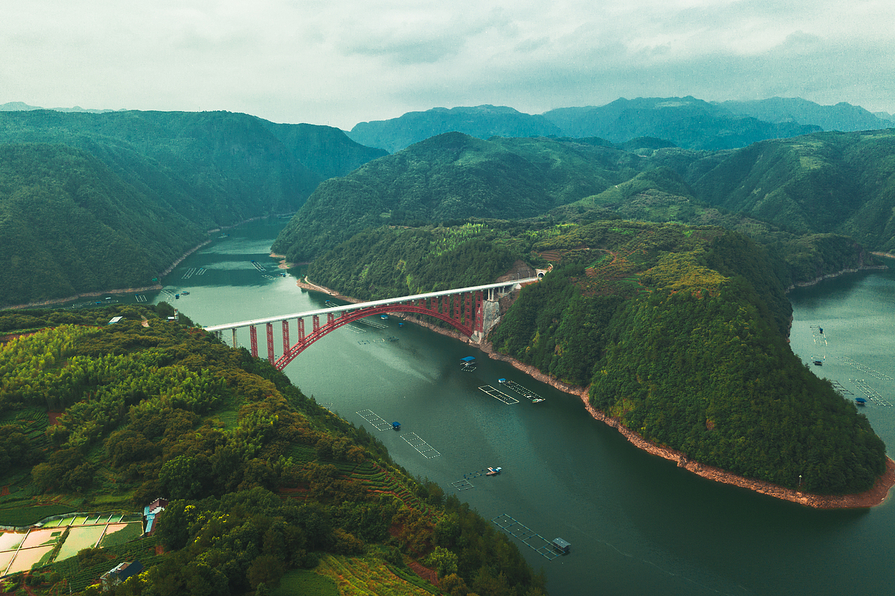 浙江遂昌梯田航拍风光摄影