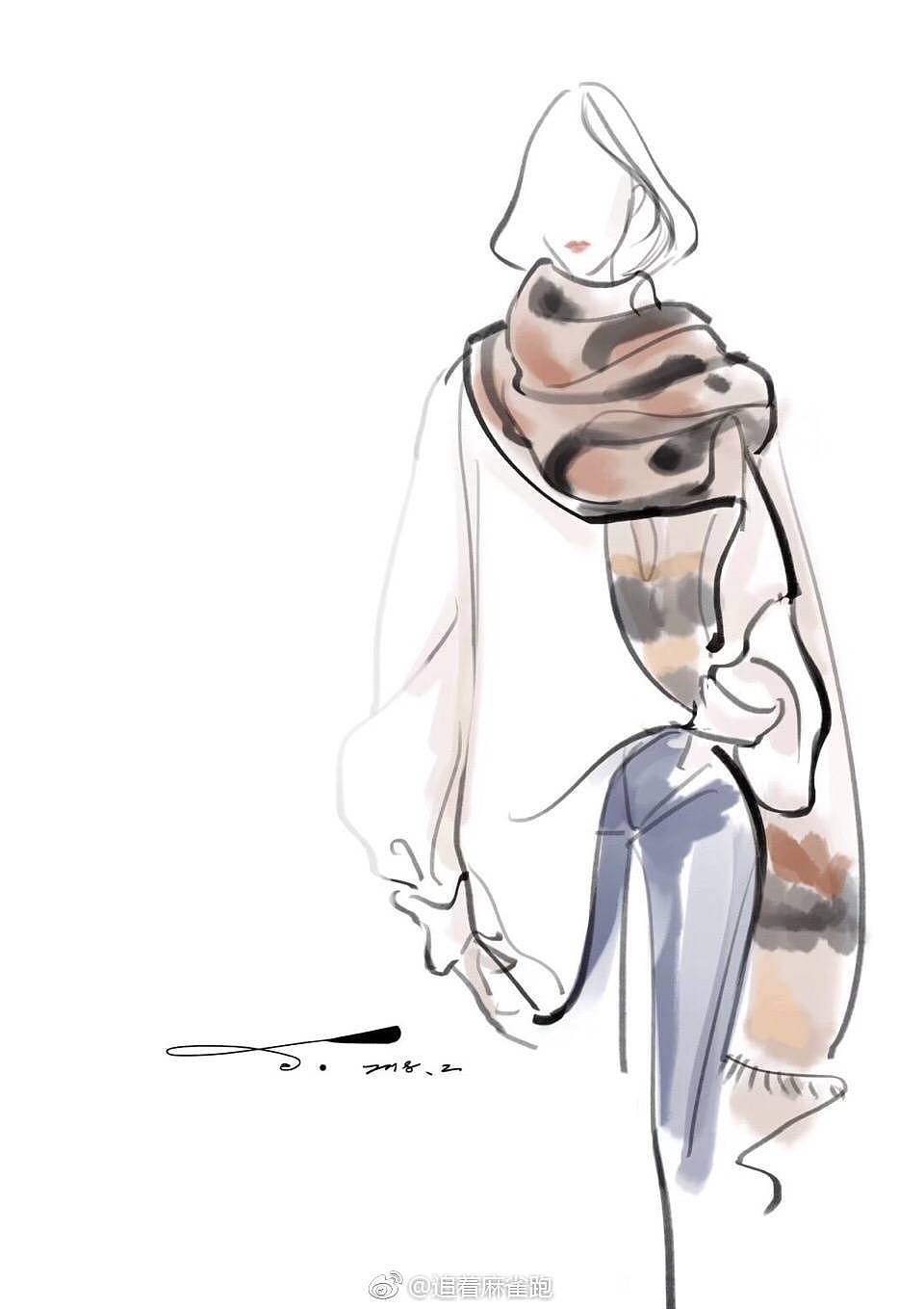 驼色优雅（图ZMTA0ODY1NDM2） - 商业插画 - 站酷设计师一点情话原创素材 - 站酷ZCOOL