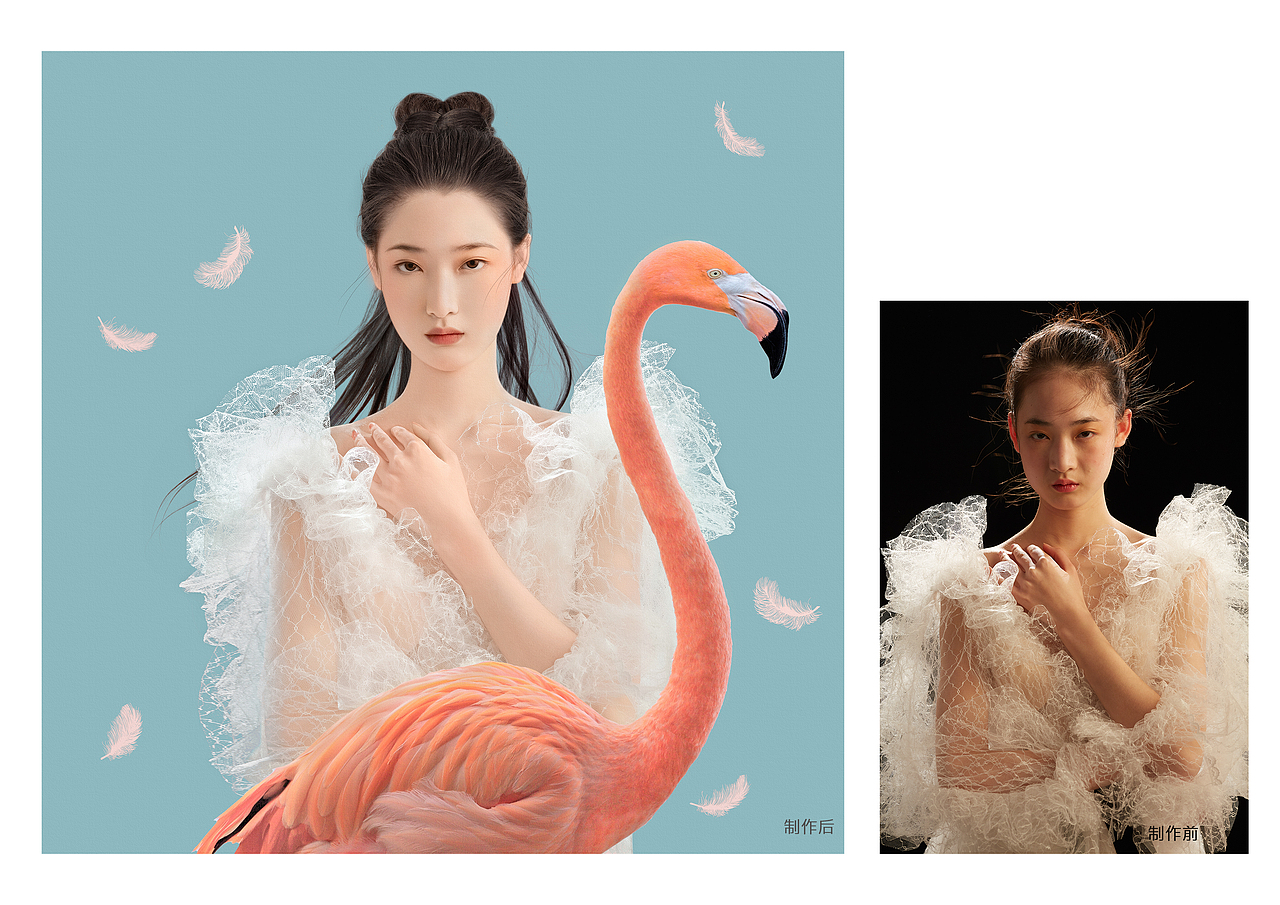 商业摄影前后期对比图与排版图