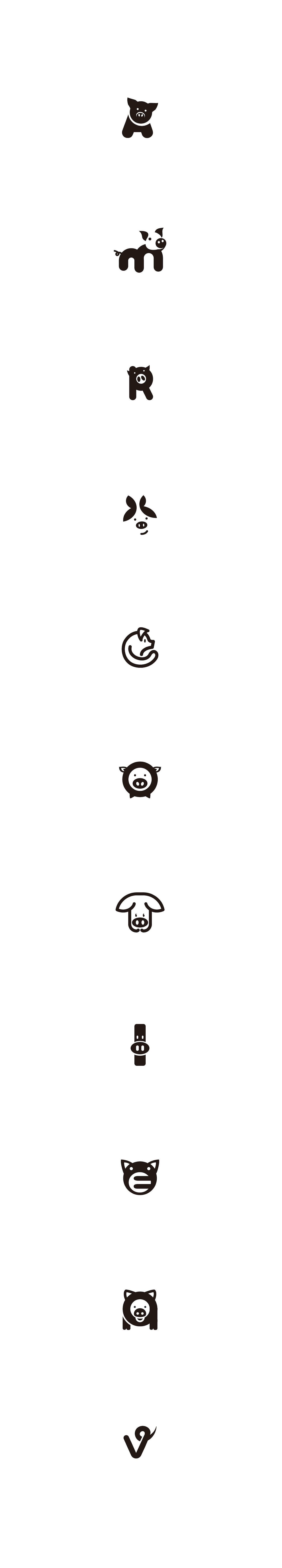 猪+26字母图形组合（图ZMTUyMTY3MTg4） - Logo - 站酷设计师六六鱼原创素材 - 站酷ZCOOL
