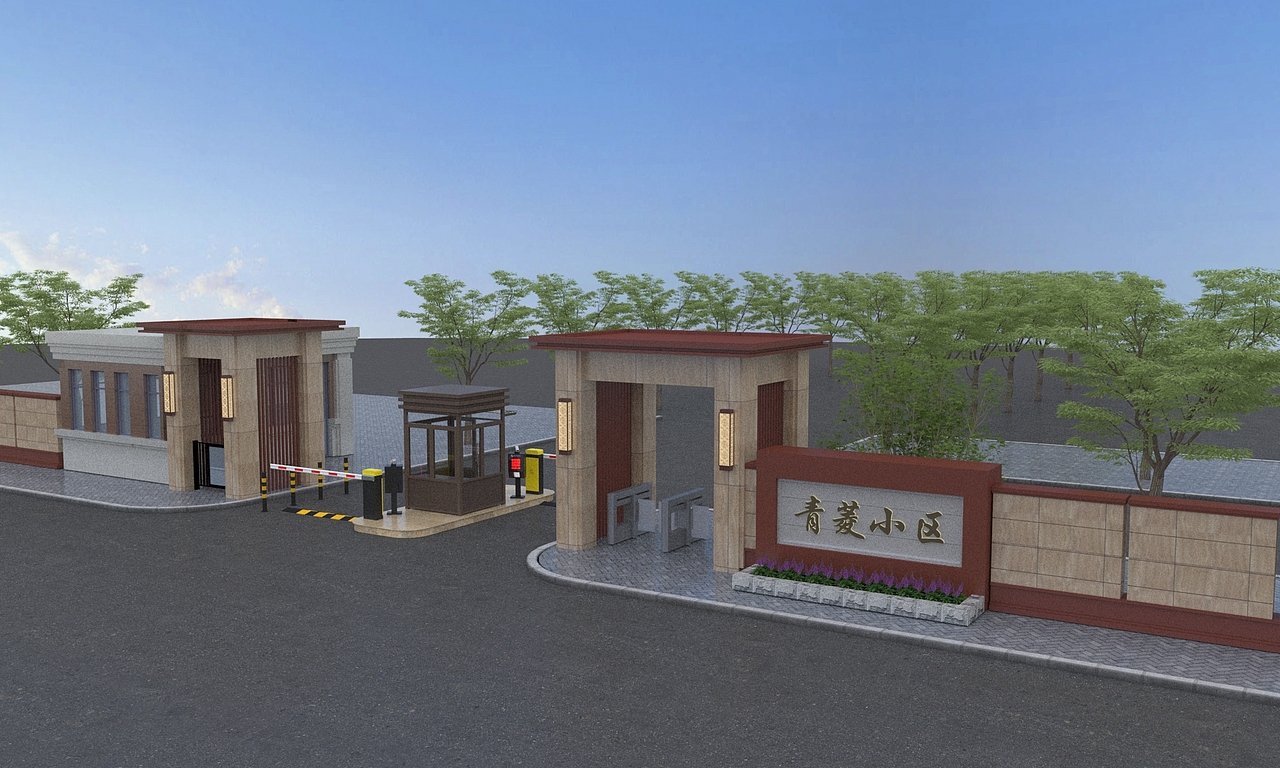 小区大门方案