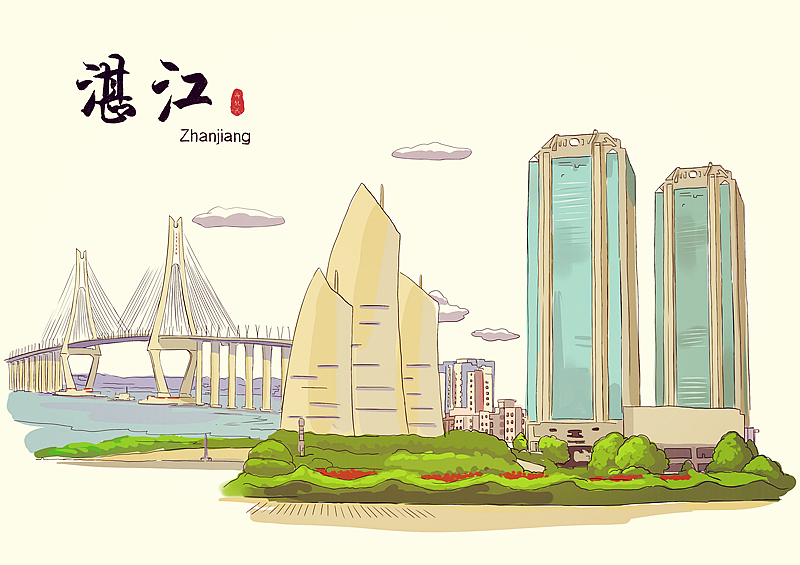 位于中国大陆最南端雷州半岛上,地处粤桂琼三省区交汇处,湛江是粤西和