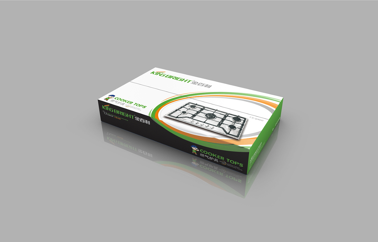 金百利燃气灶具彩盒|平面|包装|瘦个大叔 - 原创作品 - 站酷 (zcool)