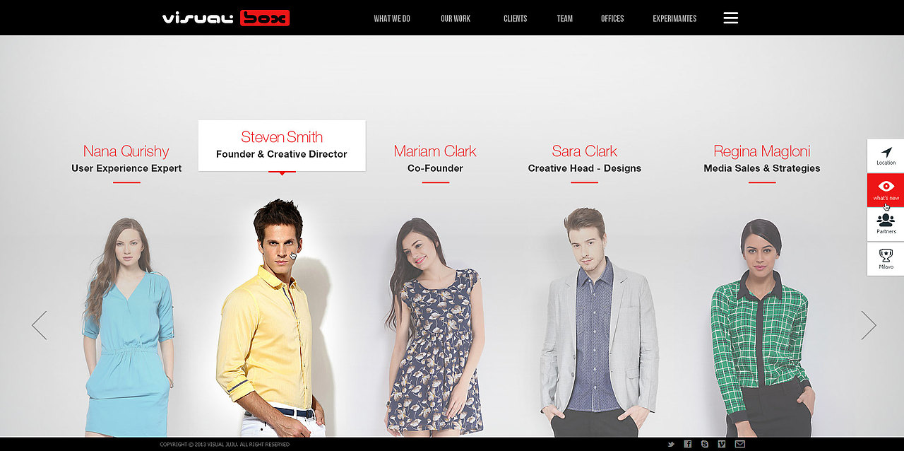 全屏网页设计、PC端网站、WEB