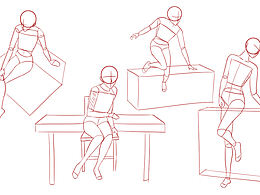 <b class='hightlight'>人体</b>体块练习