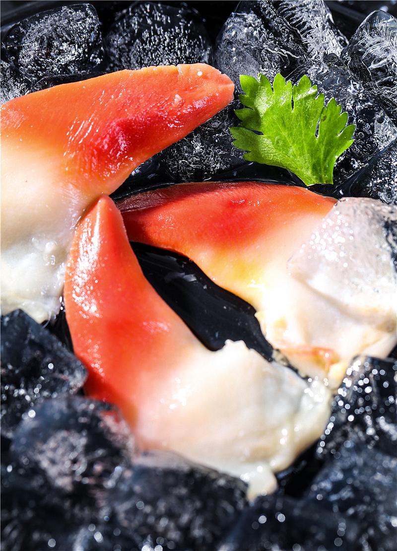 海伟影像电商图片北极贝黑底效果展示