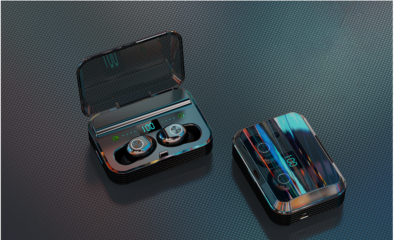 蓝牙耳机渲染图（图ZMTc2MTkxNDA4） - 电子产品 - 站酷设计师非知之原创素材 - 站酷ZCOOL