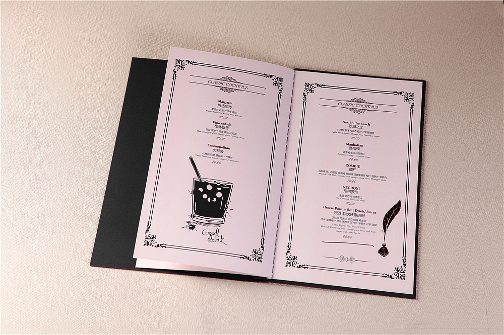 贵阳定做KTV酒水单需要多少钱|贵阳酒吧酒水单设计公司