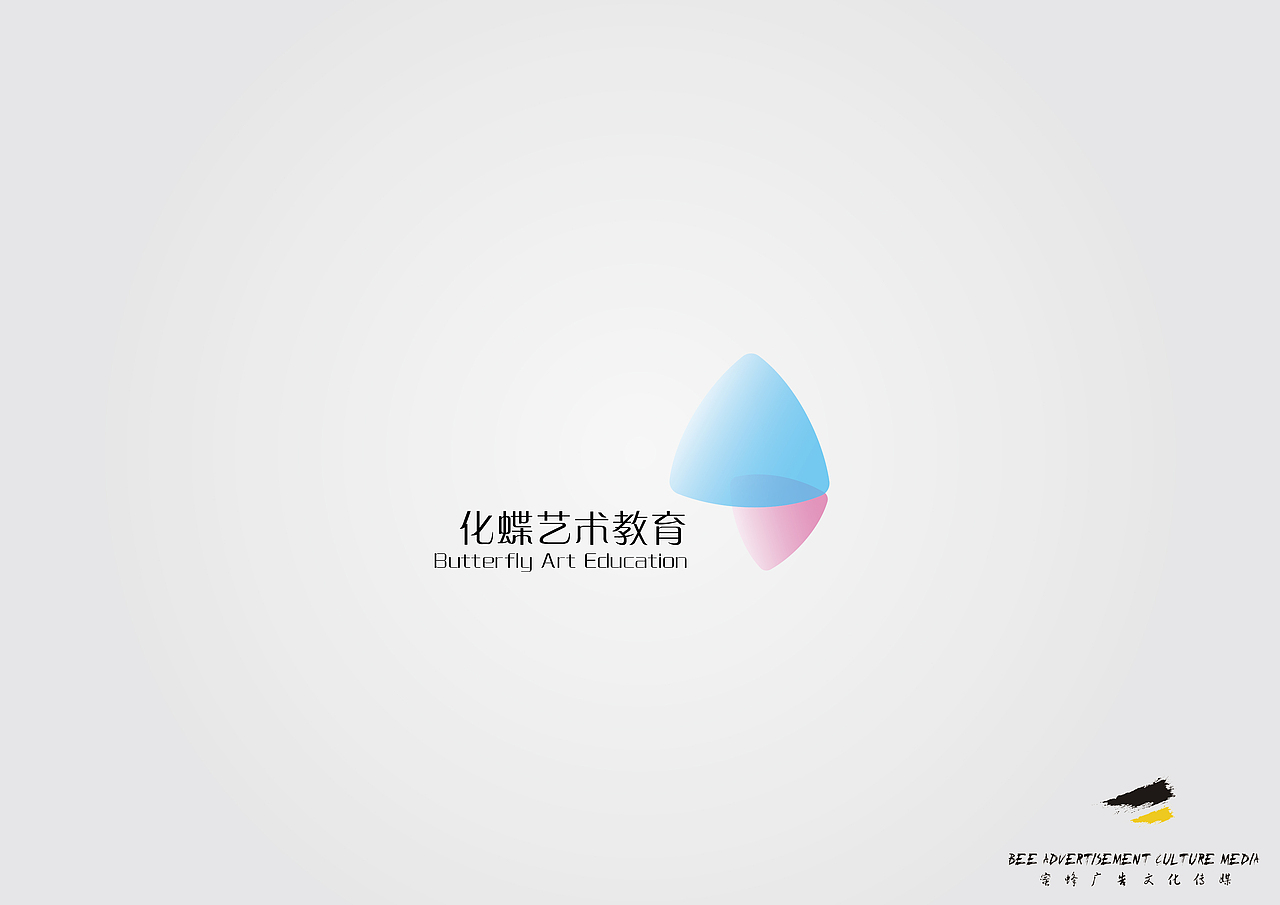 化蝶艺术教育品牌logo设计