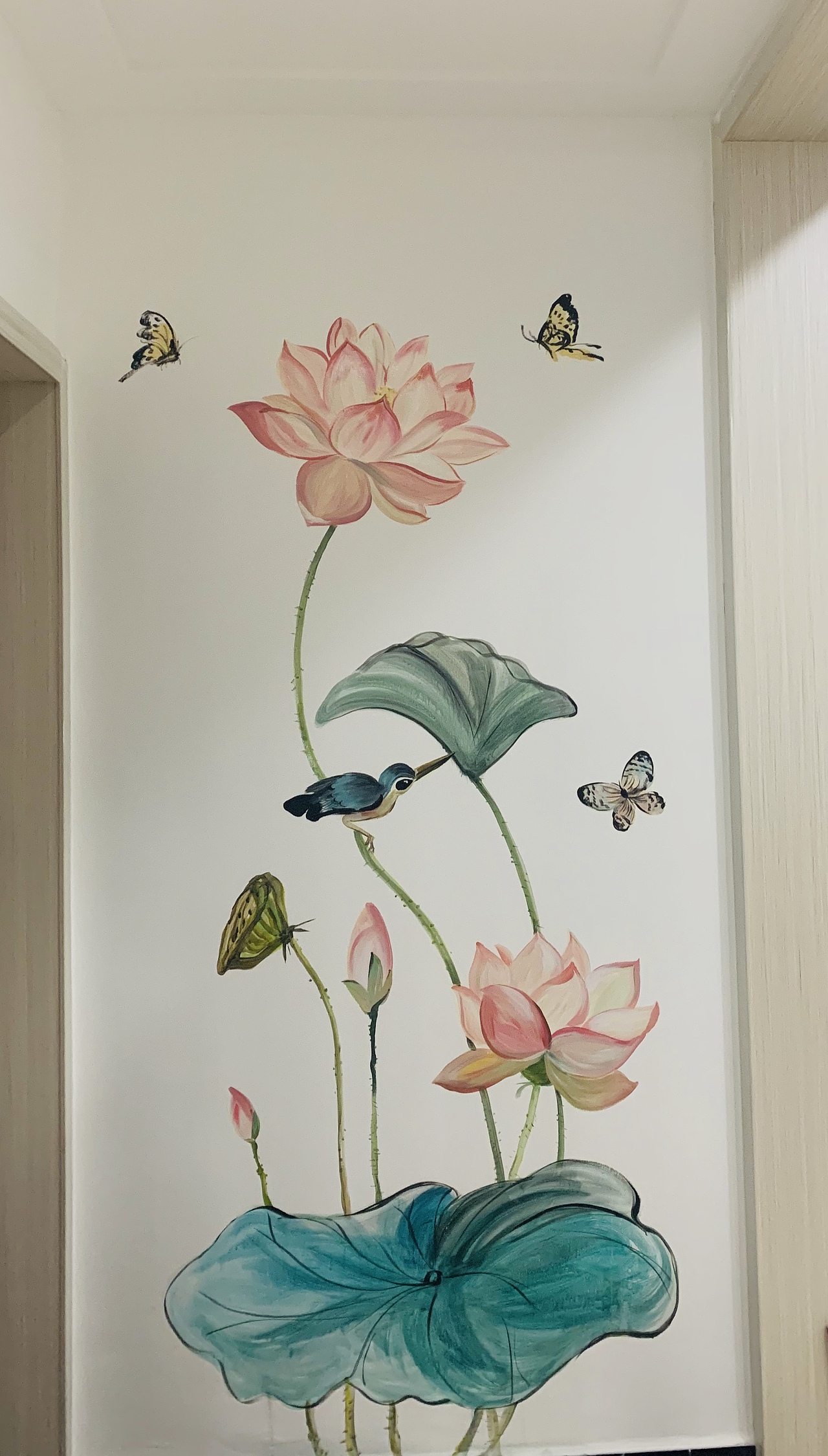 电视背景墙彩绘