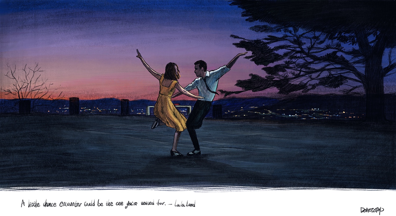 LaLaland 爱乐之城（图ZMjMyMzU3MjEy） - 商业插画 - 站酷设计师不停止原创素材 - 站酷ZCOOL