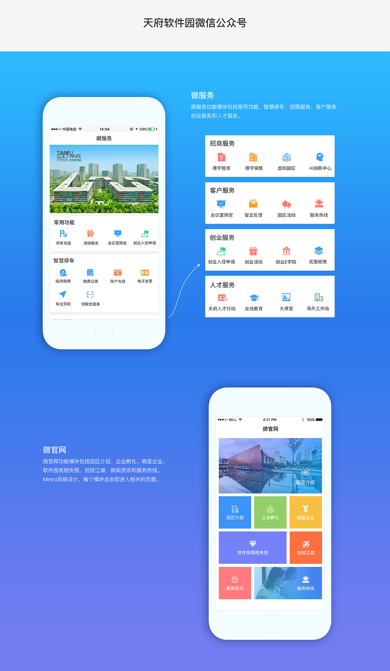 天府软件园微信公众号（图ZMTYxMjUzMDY4） - APP界面 - 站酷设计师huangxianzhen原创素材 - 站酷ZCOOL