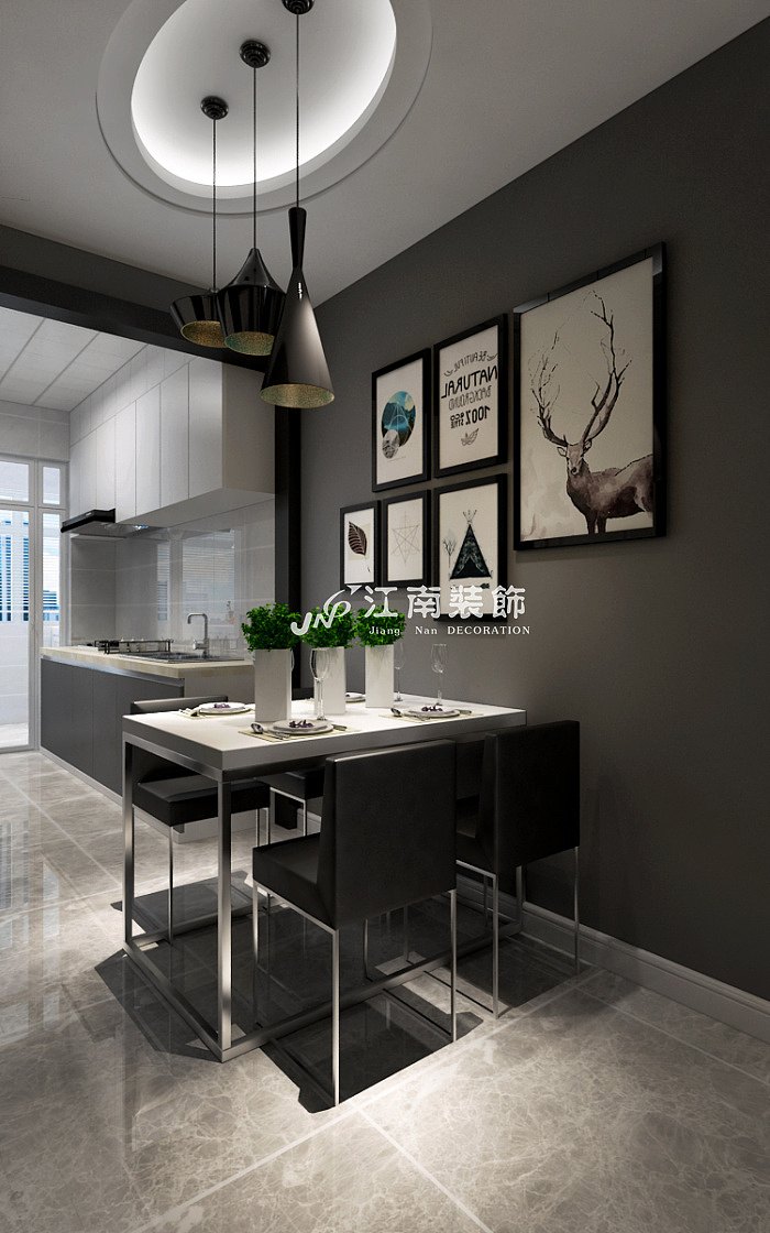 哈尔滨江南装饰公司新天地家园后现代风格装修效果图（图ZMTYxNTYzNDEy） - 家装设计 - 站酷设计师jnzs2002原创素材 - 站酷ZCOOL