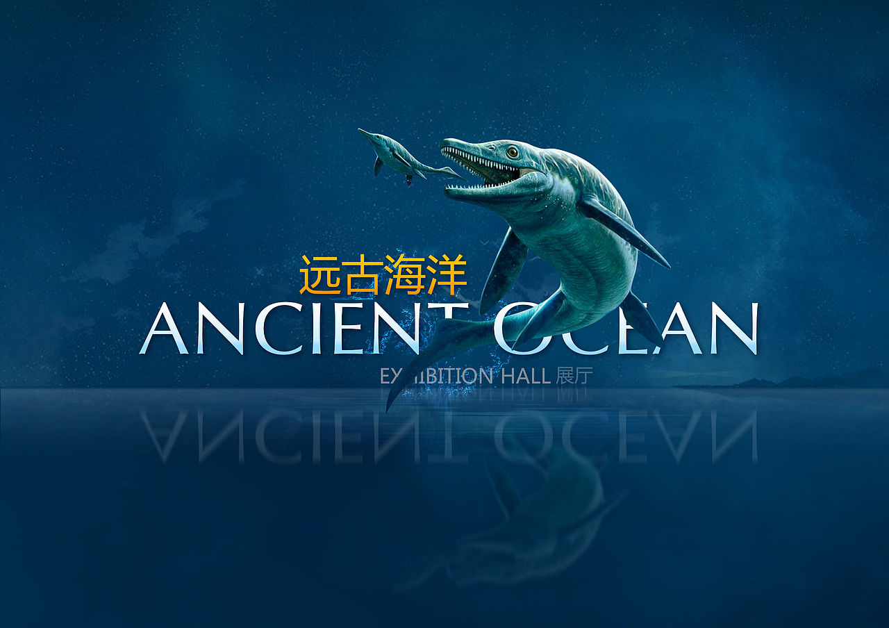 海洋展厅立面展示