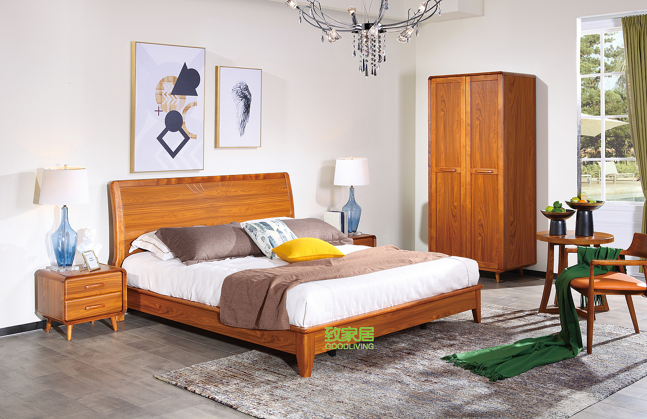 大连床品牌|大连实木床（图ZMTMzMDY3OTky） - 生活用品 - 站酷设计师大连致家居原创素材 - 站酷ZCOOL
