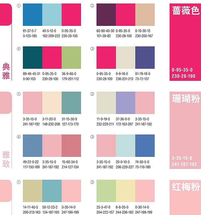 最舒服的颜色搭配方案②