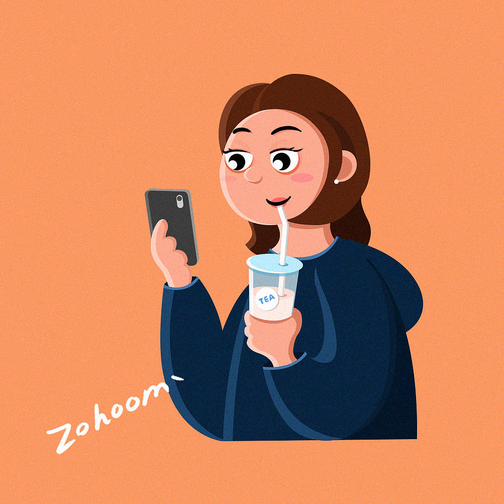 喜欢奶茶的妹子