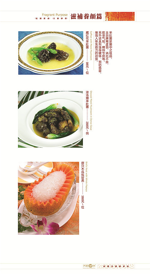素食餐厅菜谱(画册)