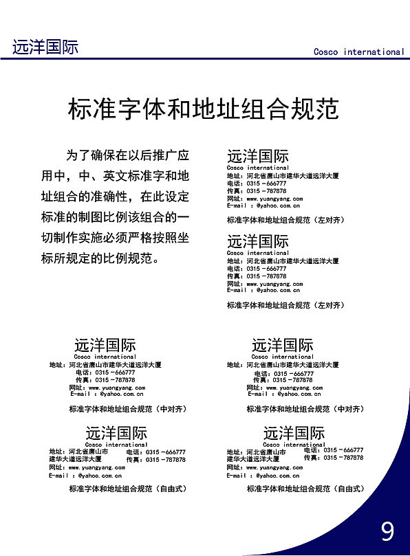 vi手册 远洋集团