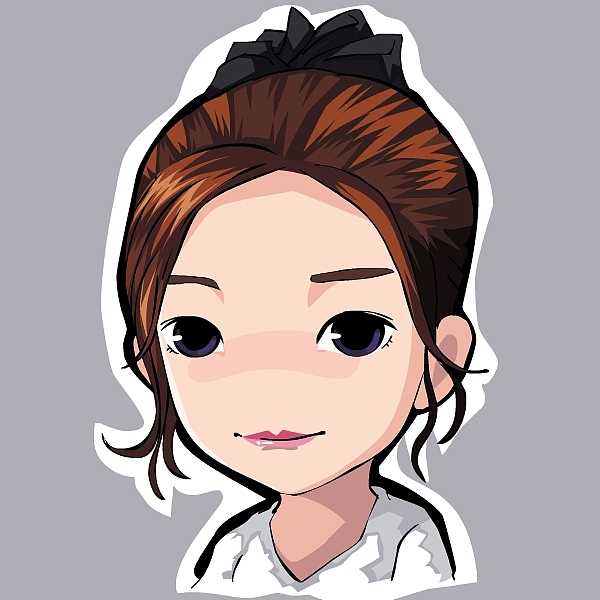 闲来无事绘制的个人微信QQ微博头像