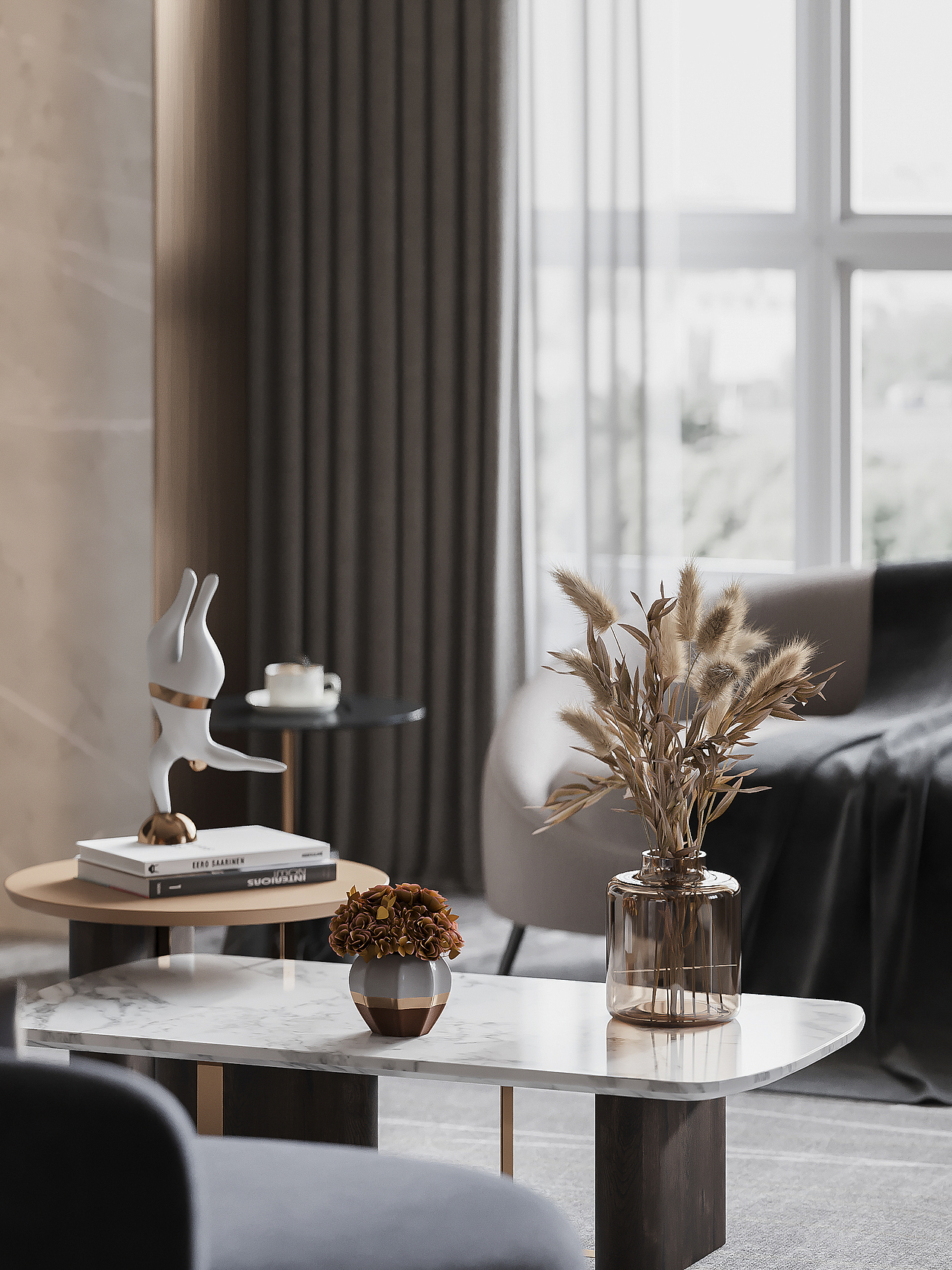 两套现代风格效果图（图ZMjI0NDExMTgw） - 家装设计 - 站酷设计师呜叽唛叽原创素材 - 站酷ZCOOL