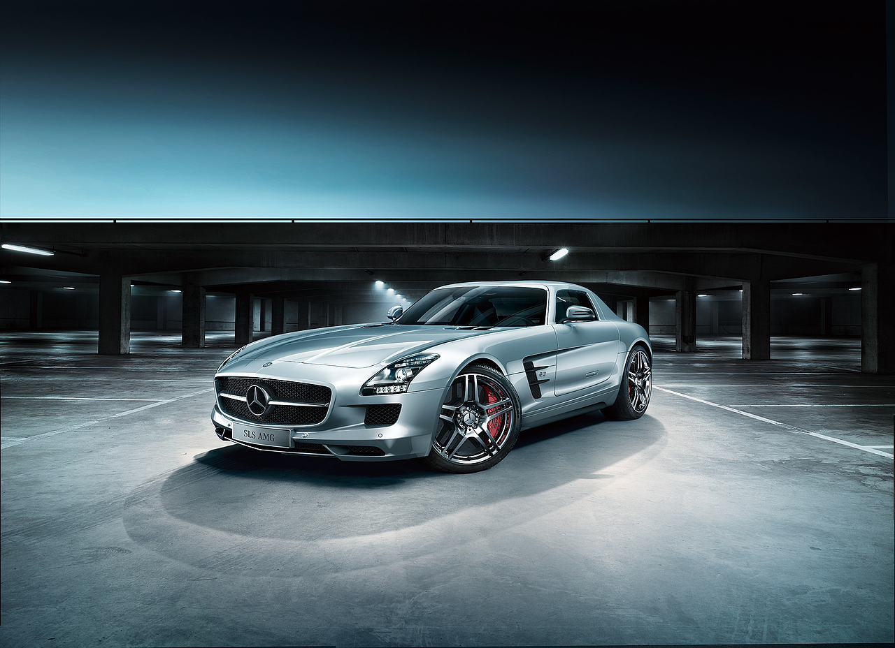 twoquarters2014年作品奔驰汽车广告渲染