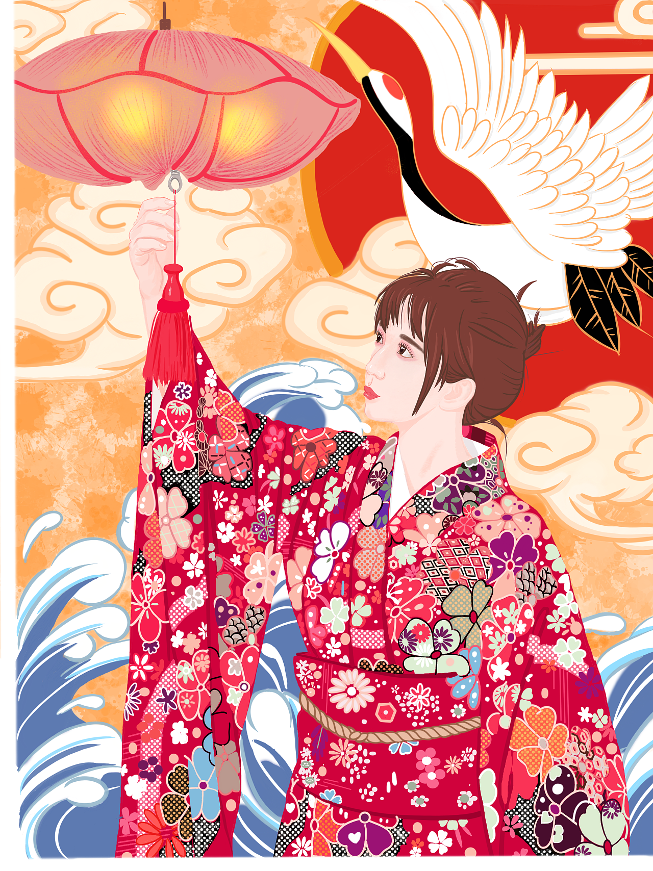 祈福|插画|艺术插画|童志 - 原创作品 - 站酷 (zcool)