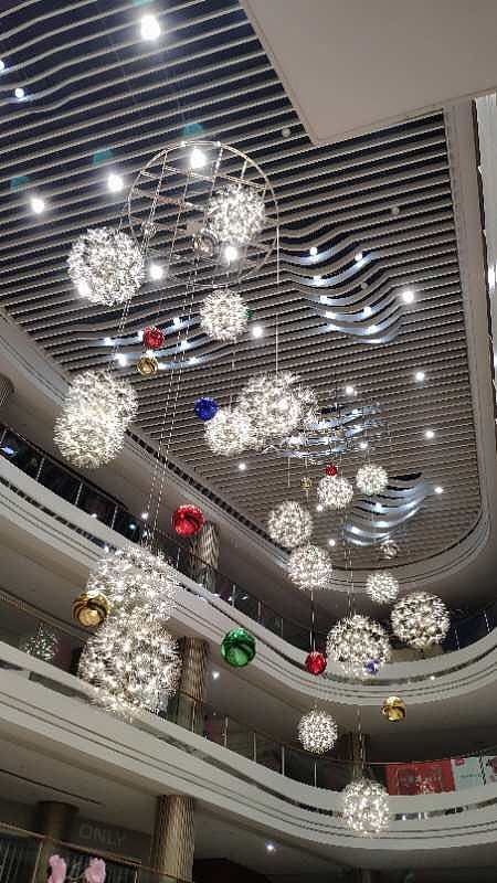 蒲公英吊饰 生产工厂 铭星灯饰 商场高空蒲公英吊灯