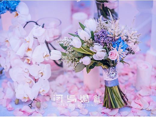 河马婚礼｜西式婚礼（蓝色＋粉色）