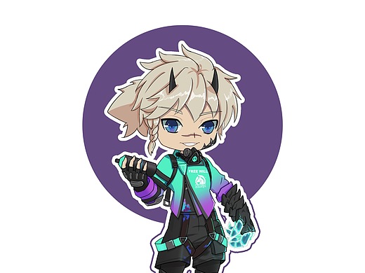 【王者荣耀q版同人】裴擒虎-天狼狩猎者