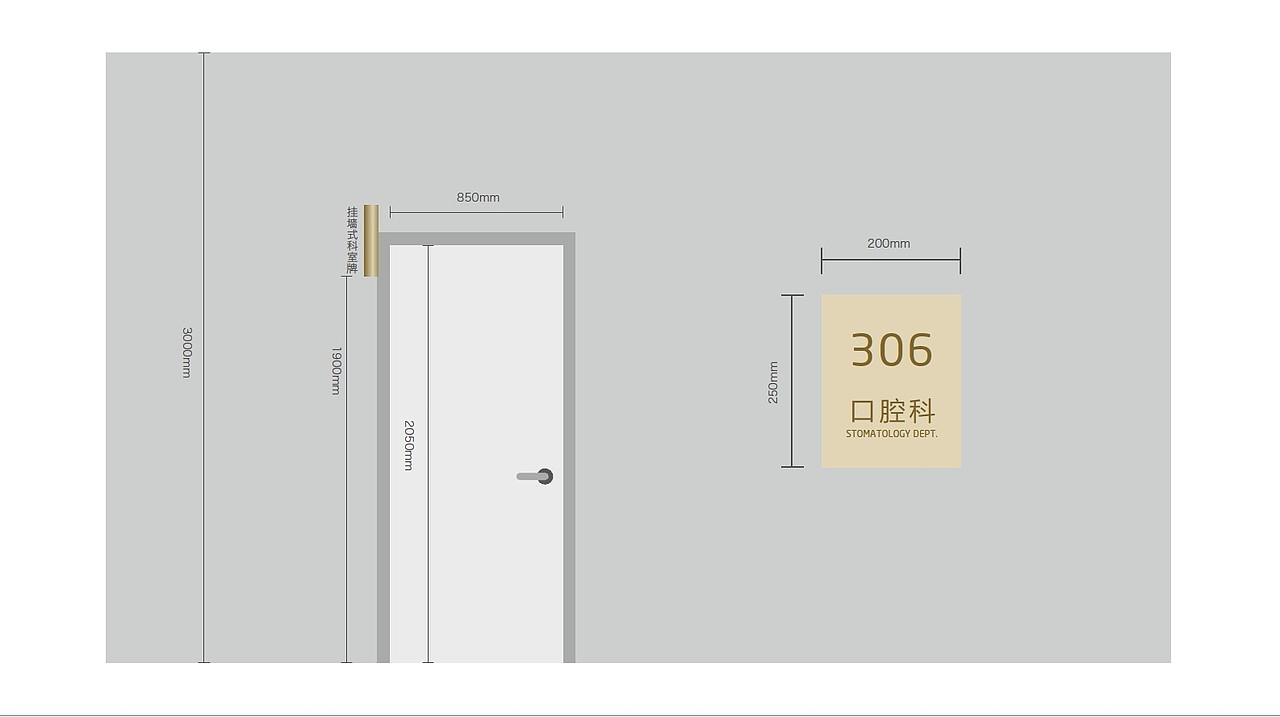 医院导视系统（图ZMjI2NDM2ODY0） - 商业空间设计 - 站酷设计师CHAI此木原创素材 - 站酷ZCOOL