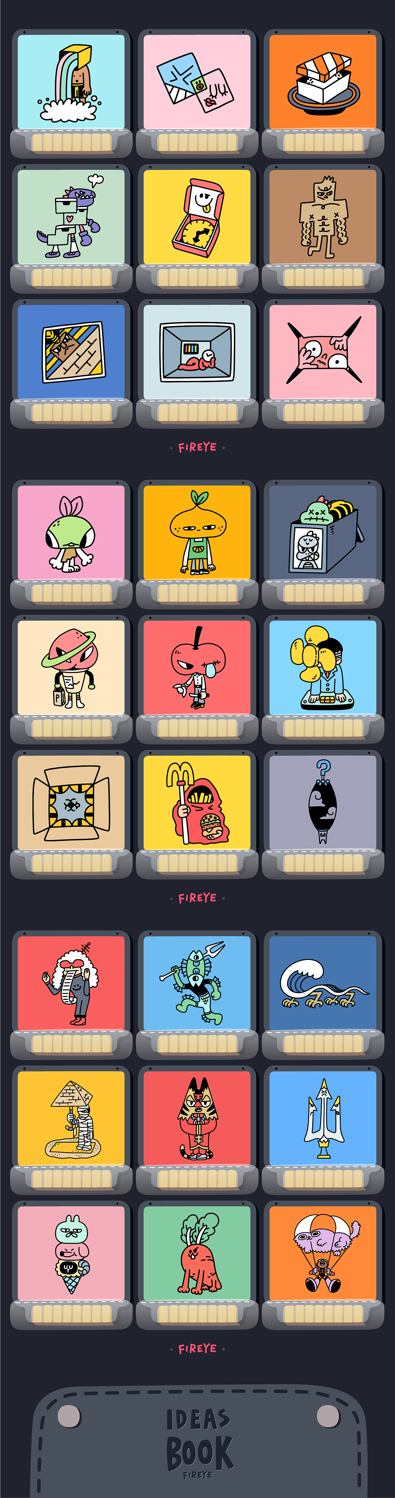 IDEASBOOK VOL.12（图ZMjk0NzgyMzQ4） - 创作习作 - 站酷设计师Fireye峰原创素材 - 站酷ZCOOL