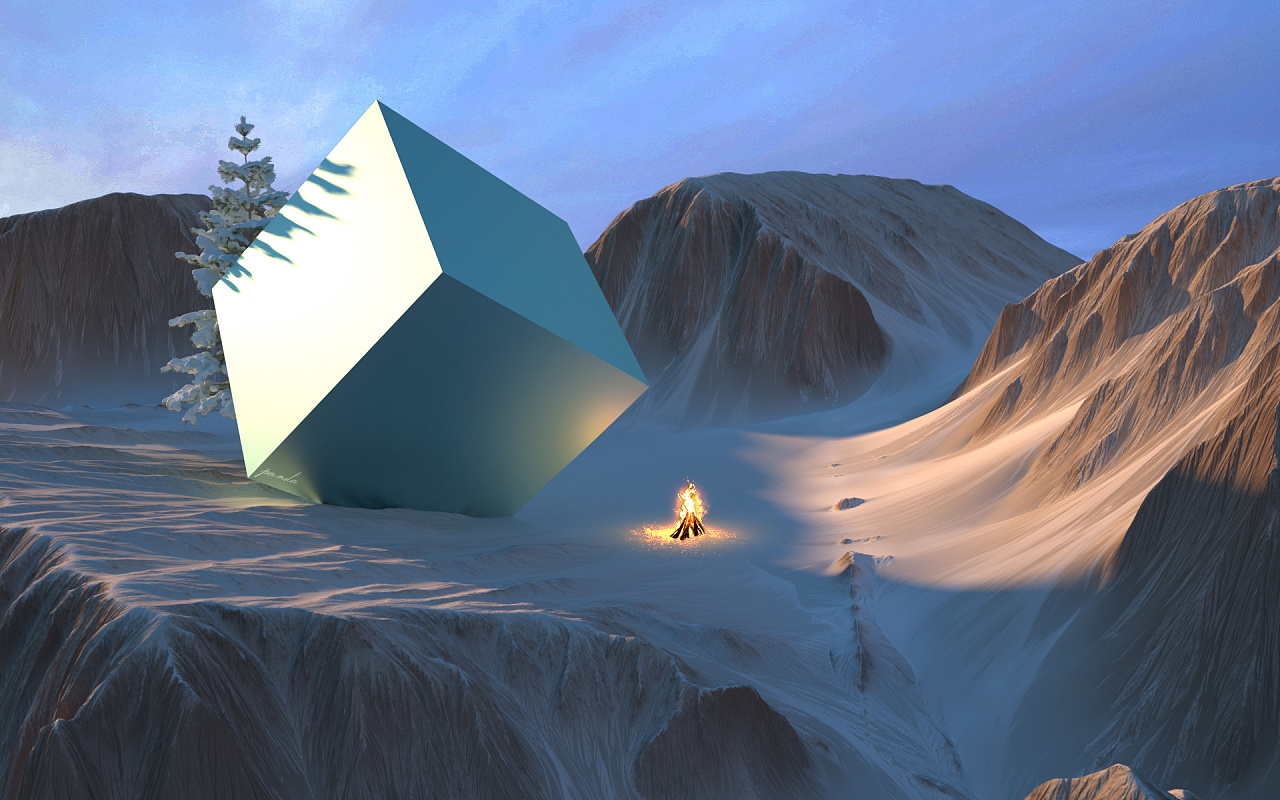 静谧夕阳环境建模随笔