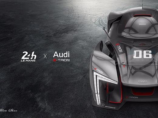 AUDI  E-TRON电动赛道跑车