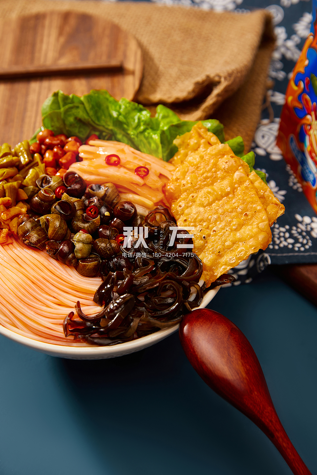 螺蛳粉静物食品菜单拍摄年货节螺蛳粉活动图广告图